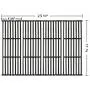 Music City Metals 66024 - Set of 4 - Gloss Cast Iron Cooking Grid Replacement for Gas Grills by Broil-Mate, Broil King, Huntington and Sterling Music City Metals 66024 - Set of 4 - Gloss Cast Iron Cooking Grid Replacement for Gas Grills by Broil-Mate, Broil King, Huntington and Sterling