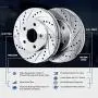 Fit 2004-2010 Toyota Sienna PowerSport Full Kit Brake Rotors Kit+Ceramic Brake Pads Fit 2004-2010 Toyota Sienna PowerSport Full Kit Brake Rotors Kit+Ceramic Brake Pads