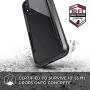 Raptic Shield, Compatible with Apple iPhone X/Xs (Formerly Defense Shield) - Military Grade Drop Tested, Anodized Aluminum, TPU, and Polycarbonate Protective Case for Apple iPhone X/Xs, Black