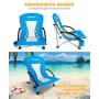 KingCamp Camping High Back Beach Chair Camping Concert Folding Chair