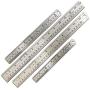 Mr. Pen Steel Rulers, 6, 8, 12, 14 inch Metal Rulers, Pack of 4