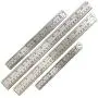 Mr. Pen Steel Rulers, 6, 8, 12, 14 inch Metal Rulers, Pack of 4