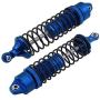 Hobbypark Aluminum Alloy Shock Absorber Assembled Full Metal Big Bore Shocks Front & Rear Replacement of 5862 for Traxxas 1/10 Slash 4x4 4WD Upgrade (4-Pack) (Navy Blue)