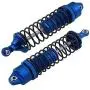 Hobbypark Aluminum Alloy Shock Absorber Assembled Full Metal Big Bore Shocks Front & Rear Replacement of 5862 for Traxxas 1/10 Slash 4x4 4WD Upgrade (4-Pack) (Navy Blue)