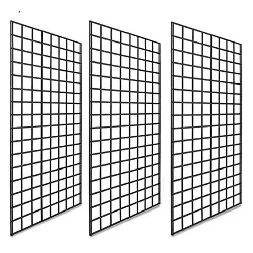 Only Garment Racks #1899B Grid Panels - Perfect Metal Grid for Any Retail Display, 2 Width x 4 Height, 3 Grids Per Carton (Black) (Pack of 3) Only Garment Racks #1899B Grid Panels - Perfect Metal Grid for Any Retail Display, 2 Width x 4 Height, 3 Grids Per Carton (Black) (Pack of 3)