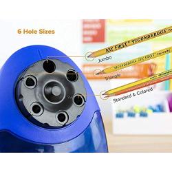 Bostitch QuietSharp 6 Heavy Duty Classroom Electric Pencil Sharpener, 6-Holes, Blue (EPS10HC)
