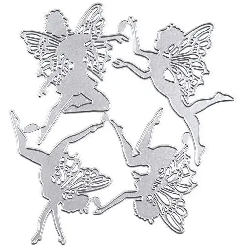 Cutting Dies Metal, Small Angel Embossing Stencils for DIY Scrapbooking Photo Album Decorative DIY Paper Cards Making Gift, Metallic Die Cut Cutting Dies Metal, Small Angel Embossing Stencils for DIY Scrapbooking Photo Album Decorative DIY Paper Cards Making Gift, Metallic Die Cut