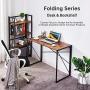 Writing Computer Desk Modern Simple Study Desk Industrial Style Folding Laptop Table for Home Office Notebook Desk Vintage