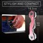 Clips Smart Compact Key Holder Keychain - Made of Carbon Fiber & Stainless Steel- Pocket Organizer Up to 28 Keys- Lightweight, Strong Includes Bottle Opener, Carabiner & More