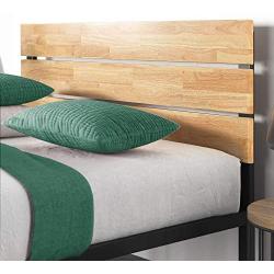 Zinus Paul Metal and Wood Platform Bed with Wood Slat Support, Full