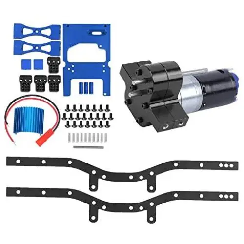 Alomejor RC Car Frame RC Body Chassis Frame Kit Metal Car Wheelbase Parts for Remote Control Model Car Upgrade Alomejor RC Car Frame RC Body Chassis Frame Kit Metal Car Wheelbase Parts for Remote Control Model Car Upgrade