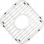 Walter Sinks Stainless Steel Kitchen 13'' x 11 Inch Protector Grids for Sinks Universal Double Bowl Drain Racks Grates Bottom Strainer Center Hole, Silver