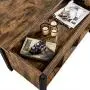 YAHEETECH Lift Top Coffee Table with Hidden Compartment & Shelf, Rustic Style Lift Tabletop Dining/Center Table for Living Room Reception, Solid Wood Legs YAHEETECH Lift Top Coffee Table with Hidden Compartment & Shelf, Rustic Style Lift Tabletop Dining/Center Table for Living Room Reception, Solid Wood Legs