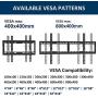JUSTSTONE Tilt TV Wall Mount Bracket for 40-90 Inches LED, Plasma Flat Screen Curved TVs, TV Mount with VESA 800x400mm, Fits 16'' to 24'' Studs and Loading Capacity 165 lbs, Low Profile and Space Save