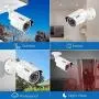 ZOSI 1080P 2.0MP HD 1920TVL Hybrid 4-in-1 TVI/CVI/AHD/960H CVBS CCTV Security Camera Indoor Outdoor, 80ft Night Vision,Aluminum Metal Cam, For 960H,720P,1080P,5MP,4K analog Surveillance DVR (White)
