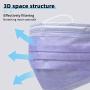 Bigox Face Mask Purple 50Pcs