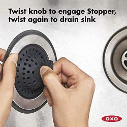 OXO Good Grips 2-in-1 Sink Strainer Stopper