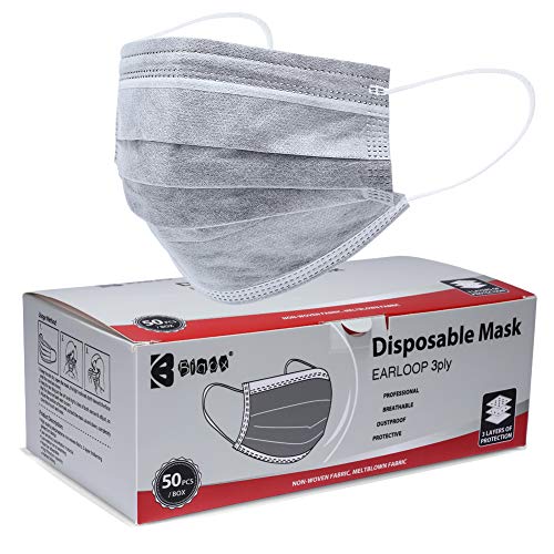 Bigox Face Mask Grey 50Pcs