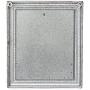 Stonebriar Beach House Galvanized Metal Wall Decor with Basket, Grey