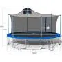 Globalucky 16FT Trampoline with Safety Enclosure Net, Fitness Trampoline,Basketball Hoop, Spring Pad, Ladder, Combo Bounce Jump Trampoline, Outdoor Trampoline for Kids, Adults Globalucky 16FT Trampoline with Safety Enclosure Net, Fitness Trampoline,Basketball Hoop, Spring Pad, Ladder, Combo Bounce Jump Trampoline, Outdoor Trampoline for Kids, Adults