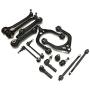 PartsW 14 Piece Complete Front Suspension Kit For Chrysler 300 & Dodge Charger Challenger Magnum Upper Lower Control Arms Inner Outer Tie Rod Ball Joint Steering set