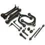 PartsW 14 Piece Complete Front Suspension Kit For Chrysler 300 & Dodge Charger Challenger Magnum Upper Lower Control Arms Inner Outer Tie Rod Ball Joint Steering set