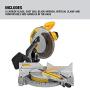 DEWALT 12-Inch Miter Saw, 15-Amp, Single Bevel, Compound (DWS715)