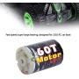 Drfeify 1/10 Brush Motor, Metal 540 Brushed Motor 1/10 RC Car Boat Model Spare Part Accessory( 60T)