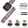 MoKo Band Compatible with Garmin Vivoactive, Soft Silicone Replacement Fitness Bands Wristbands with Metal Clasps fit Vivoactive/Vivoactive Acetate Sports GPS Smart Watch - Colorful Jellyfish MoKo Band Compatible with Garmin Vivoactive, Soft Silicone Replacement Fitness Bands Wristbands with Metal Clasps fit Vivoactive/Vivoactive Acetate Sports GPS Smart Watch - Colorful Jellyfish