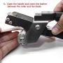 Leather Paring Machine Manual Leather Skiver Leather Splitter Skiver Leather Tool DIY Skiving Thinner Machine USA