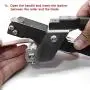 Leather Paring Machine Manual Leather Skiver Leather Splitter Skiver Leather Tool DIY Skiving Thinner Machine USA