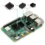 Easycargo Raspberry Pi 4 Heatsink Fan Kit for Cooling Raspberry Pi 4B, Raspberry Pi 3 (Black 1 Pack)