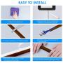 Cord Hider, 142in Mini Wire Cable Cover, PVC Cable Concealer Channel, Paintable Cord Cover to Hide Speaker Wire, Ethernet Cable, 9X L15.7in W0.48in H0.32in, CC05 Brown