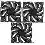 uphere 3-Pack Long Life Computer Case Fan 120mm Cooling Case Fan for Computer Cases Cooling,12BK3-3 uphere 3-Pack Long Life Computer Case Fan 120mm Cooling Case Fan for Computer Cases Cooling,12BK3-3