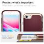 Spigen Neo Hybrid Designed for iPhone SE 2020 Case/Designed for iPhone 8 Case (2017) / Designed for iPhone 7 Case (2016) - Burgundy