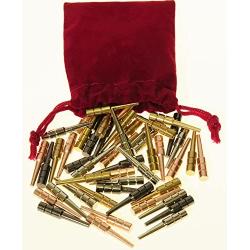 Cribbage Pegs Friends and Family Pack _ Premium Metal Cribbage Pegs _ Set of 60 _ in Four 1 5/16” Tall; Fit 1/8 Holes