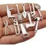 WOCRAFT 50pcs Wholesale Bulk Lots Alloy Home Tool Charms for Jewelry Making Mixed Smooth Tibetan Silver Metal Charms Pendants DIY for Jewelry Making Necklace Bracelet and Crafting (M351) WOCRAFT 50pcs Wholesale Bulk Lots Alloy Home Tool Charms for Jewelry Making Mixed Smooth Tibetan Silver Metal Charms Pendants DIY for Jewelry Making Necklace Bracelet and Crafting (M351)