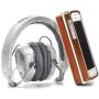 V-MODA XS On-Ear Folding Design Noise-Isolating Metal Headphone (White Silver)