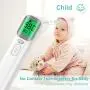 Touchless Thermometer for Adult and kid,4 in 1 Baby Thermometer Ear Forehead Thermometer Surface Infrared Thermometer 40 Datas Thermometer,Thermometer with Magnetic Cover and Battery,Mute Adjustable
