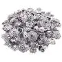 160-210pcs Bali Style Jewelry Making Metal Bead Caps Deluxe New Mix, 100 Gram,Tibetan Silver 160-210pcs Bali Style Jewelry Making Metal Bead Caps Deluxe New Mix, 100 Gram,Tibetan Silver