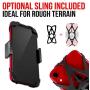 All Metal Motorcycle Phone Holder for 1.5 Inch Diameter Handlebars - Tackform [Enduro Series] - ALL METAL CONSTRUCTION