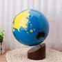 LANDUM Globe Montessori Geography Material Kids Early Learning Toy Of World Parts Multicolor