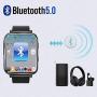 CCHKFEI 16GB MP3 Player with Bluetooth, Sports Watch MP3 Player with Touch Screen,HiFi Lossless Sound Music Player with Sport Pedometer Headphones for Running Joging Workout-Black