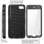 i-Blason Armorbox Case Designed for iPod Touch 7/6/5, Full Body Case with Built-in Screen Protector for Apple iPod Touch 5th/6th/7th Generation, Black