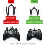 YYST Universal Game Controller Organizer Wall Rack Wall Mount Wall Clip Wall Hanger for Xbox One PS4 Switch Pro Game Controller 4/PK - NO Game Controller - No Falling