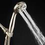 AquaDance High Pressure 6-Setting Full Brushed Nickel Handheld Shower Head with Stainless Steel Hose. Officially Independently Tested to Meet Strict US Quality & Performance Standards!