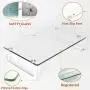 Clear Computer Monitor Stand Riser Multi Media Desktop Stand for Flat Screen LCD LED TV, Laptop/Notebook/Xbox One, with Tempered Glass and Metal Legs, HD02T-001 Clear Computer Monitor Stand Riser Multi Media Desktop Stand for Flat Screen LCD LED TV, Laptop/Notebook/Xbox One, with Tempered Glass and Metal Legs, HD02T-001