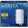 Brita 36311 Basic On Tap Faucet Water System Replacement Filters, 2ct, White, 2 Count