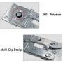 HOWDIA 4 Pack Sofa Snap Sectional Couch Connector with Screws