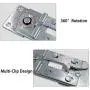 HOWDIA 4 Pack Sofa Snap Sectional Couch Connector with Screws HOWDIA 4 Pack Sofa Snap Sectional Couch Connector with Screws